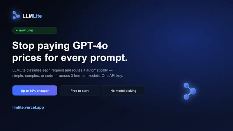 LLMLite screenshot 3