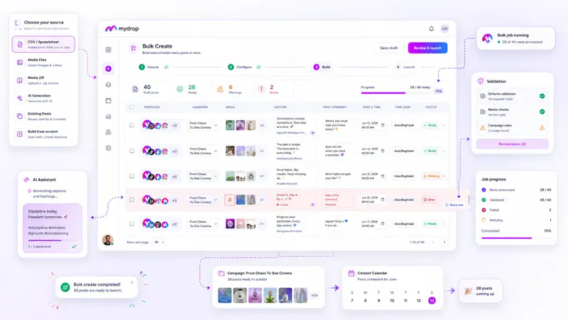 Mydrop AI - Social Media OS for Agencies screenshot 9