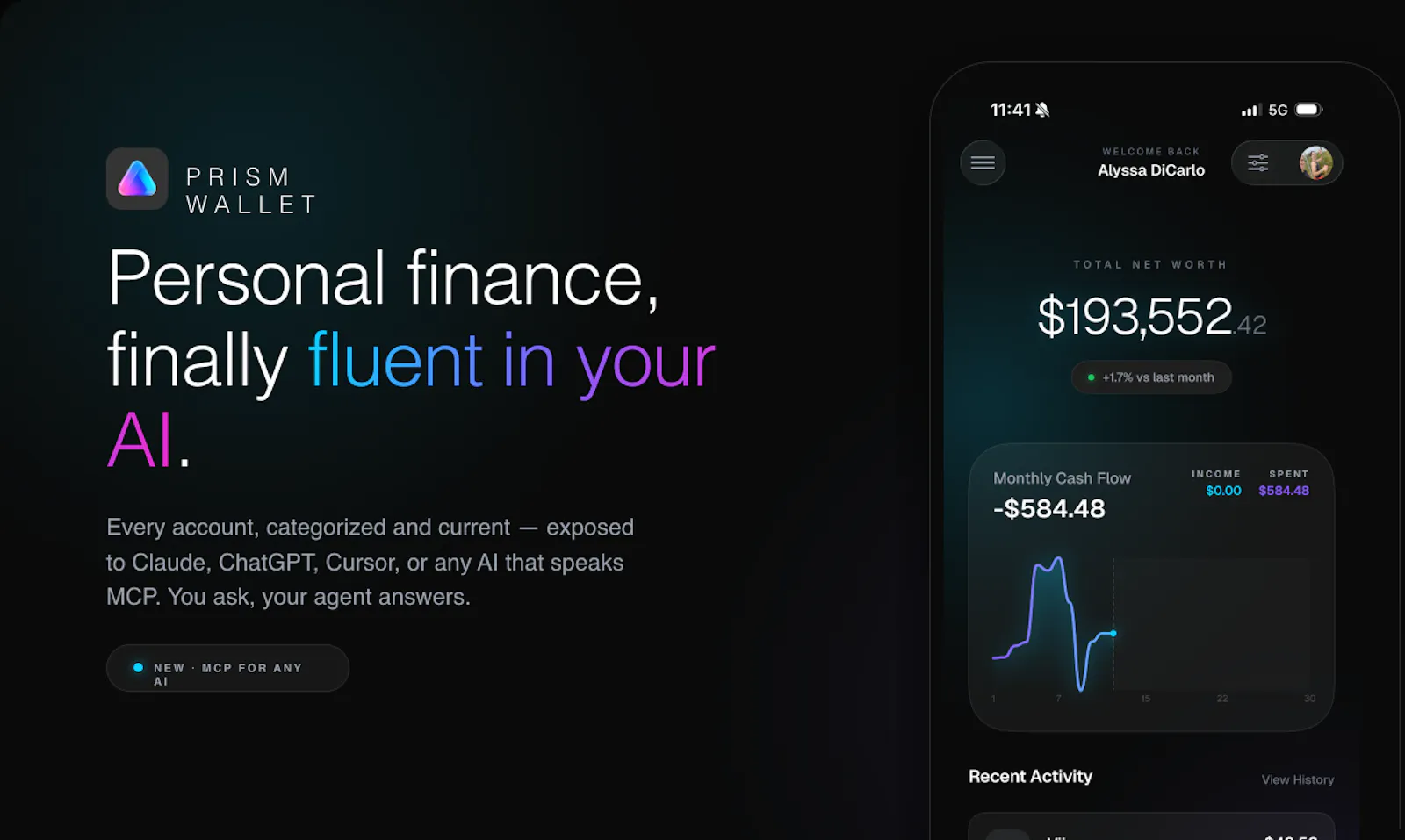 Prism Wallet screenshot 1