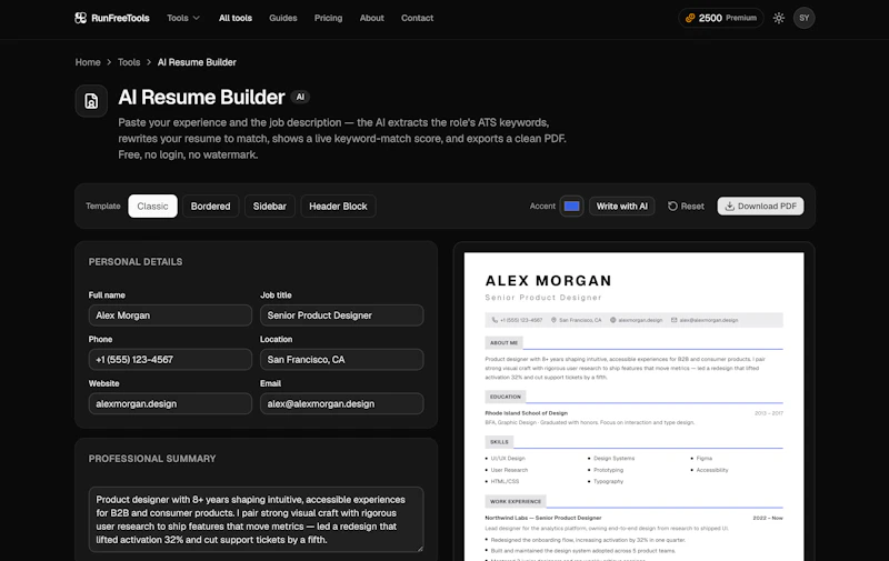 RunFreeTools screenshot 4