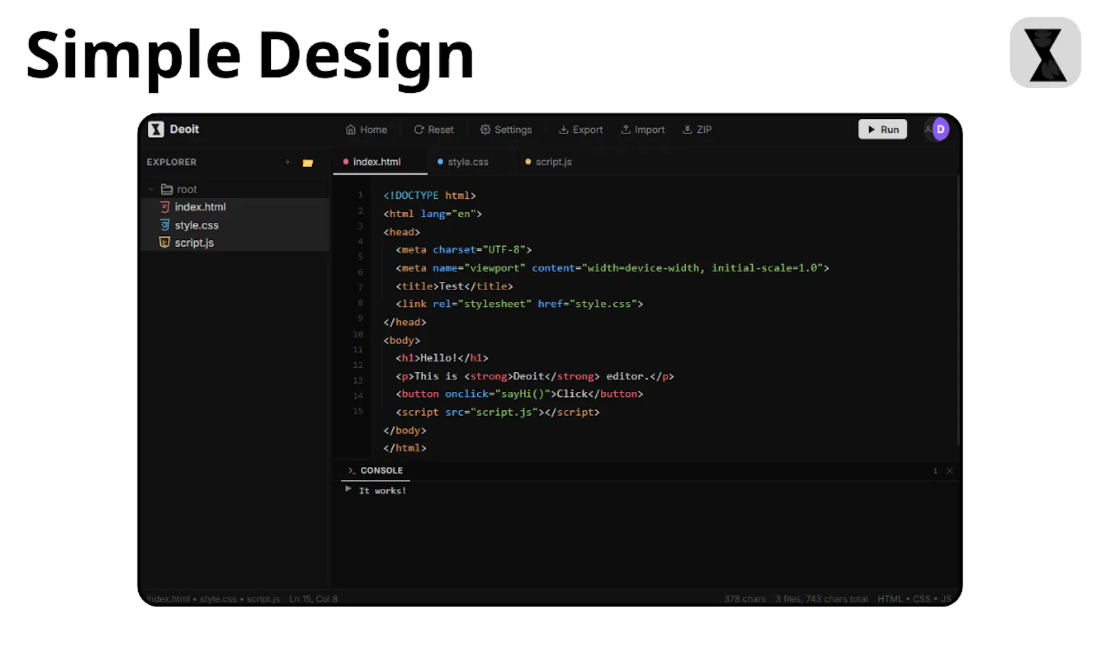Deoit screenshot 1