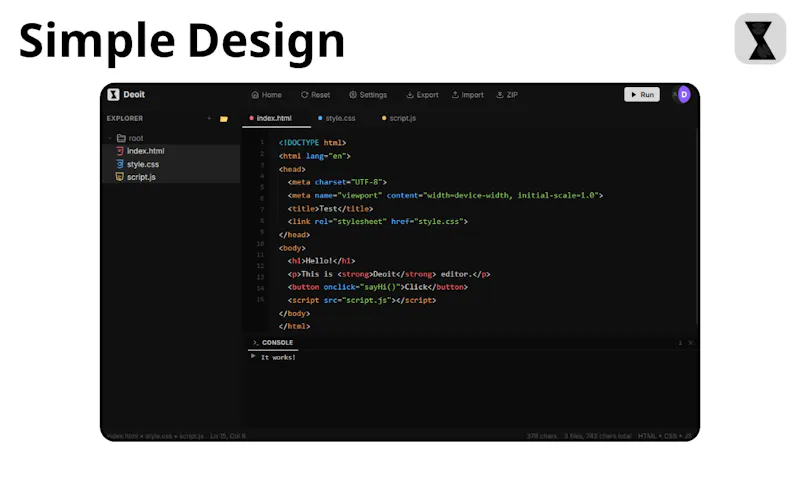 Deoit screenshot 1