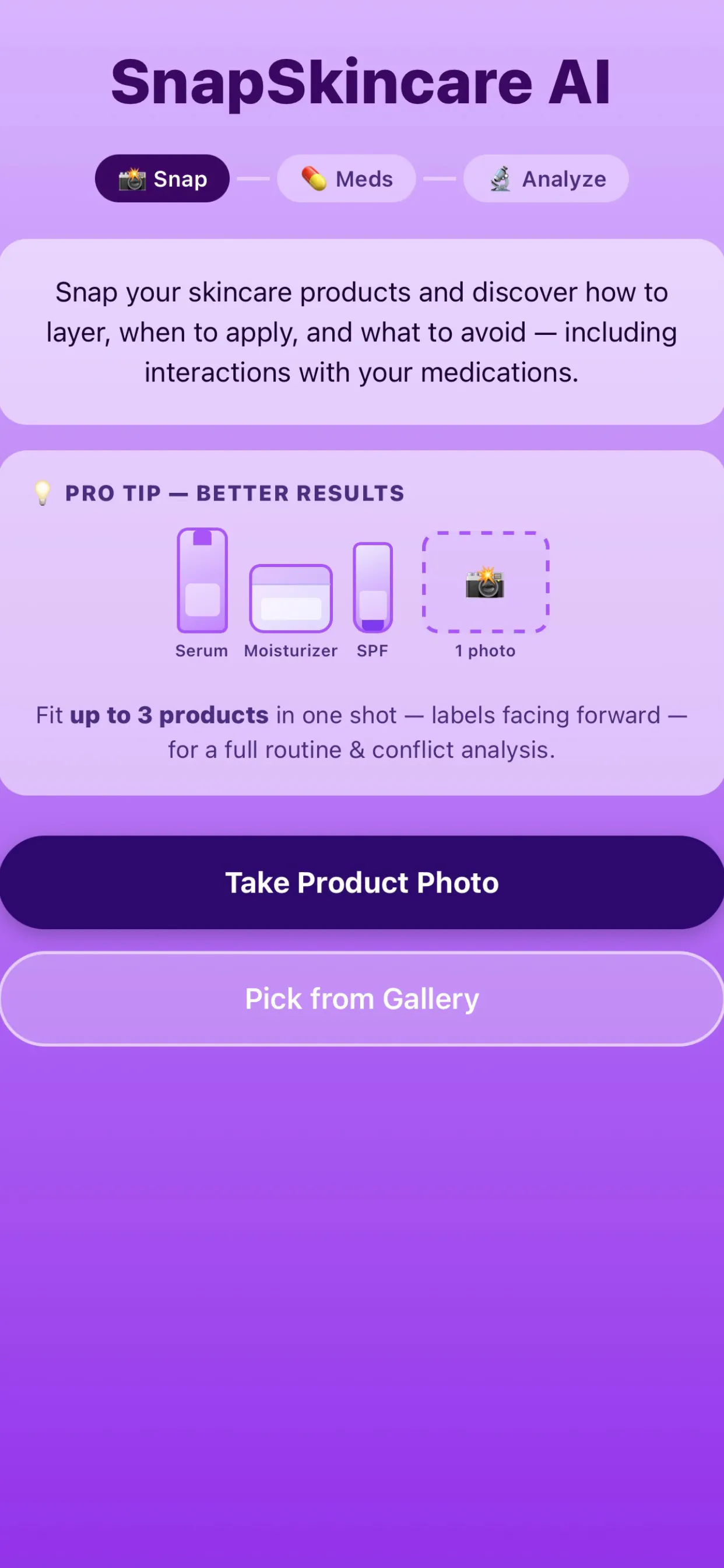 SnapSkincare AI gallery image