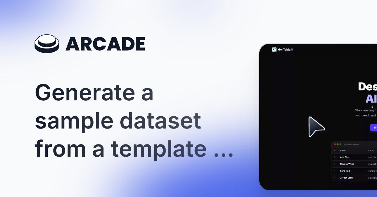 GenTable AI gallery image