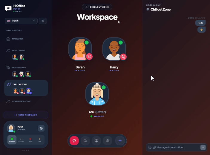HiOffice virtual office without meetings gallery image