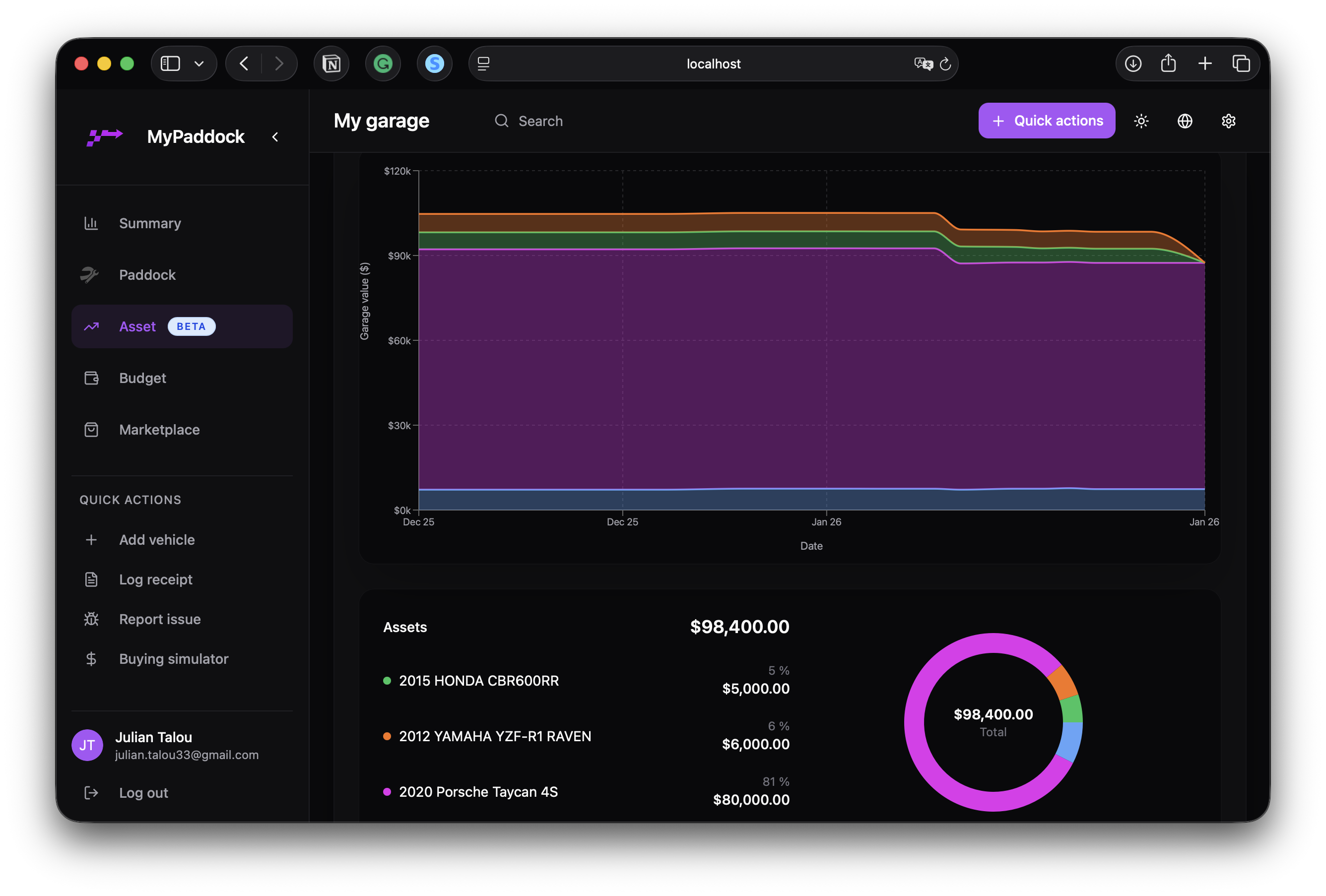 MyPaddock - Main product screenshot demonstrating key features and user interface