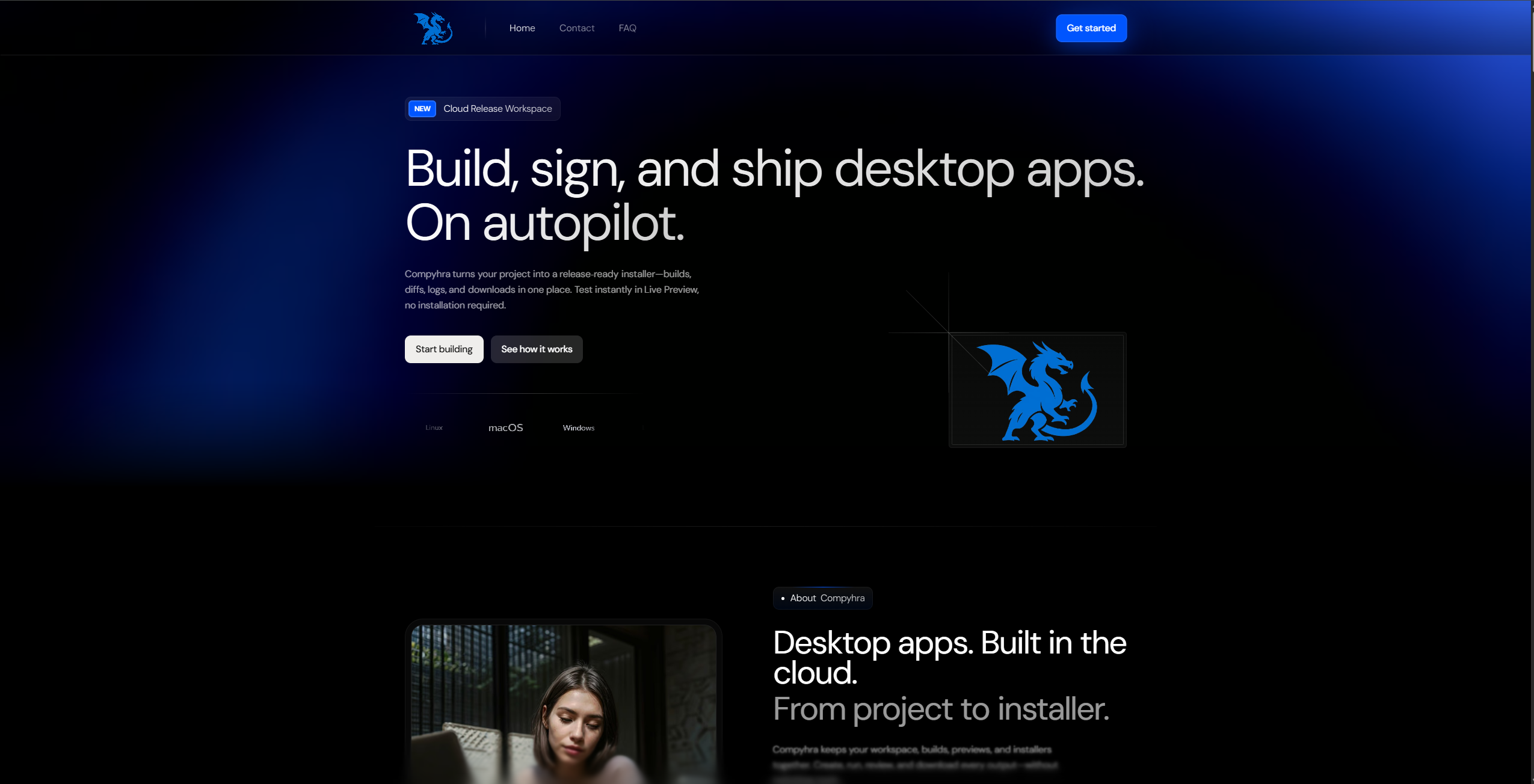 Compyhra - Main product screenshot demonstrating key features and user interface