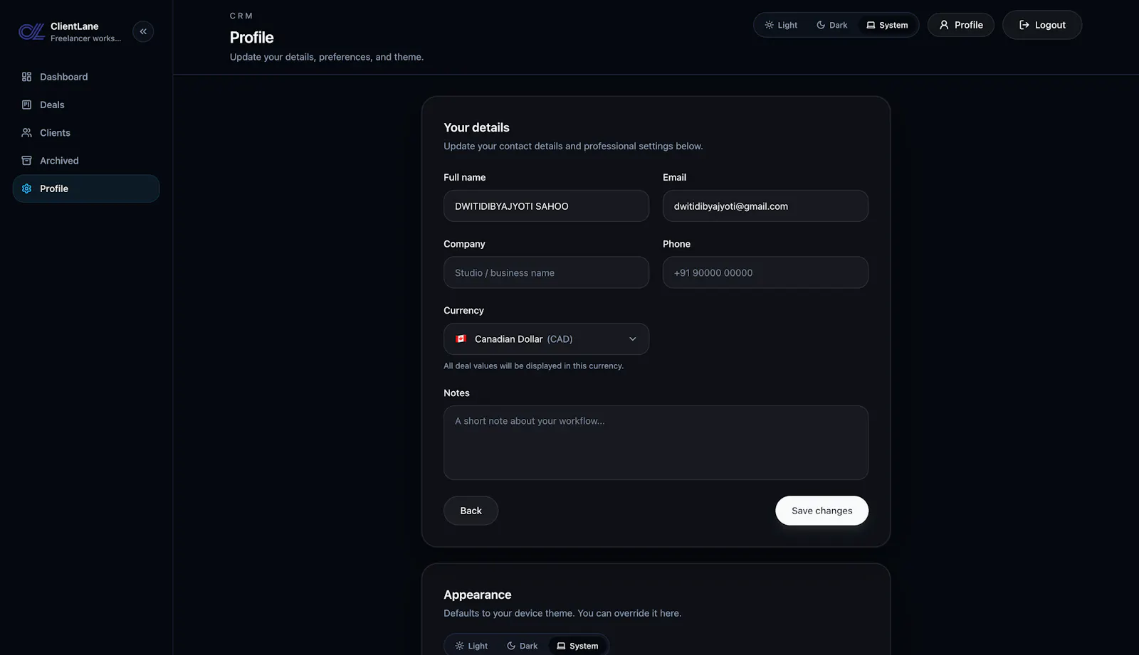 ClientLane screenshot 7