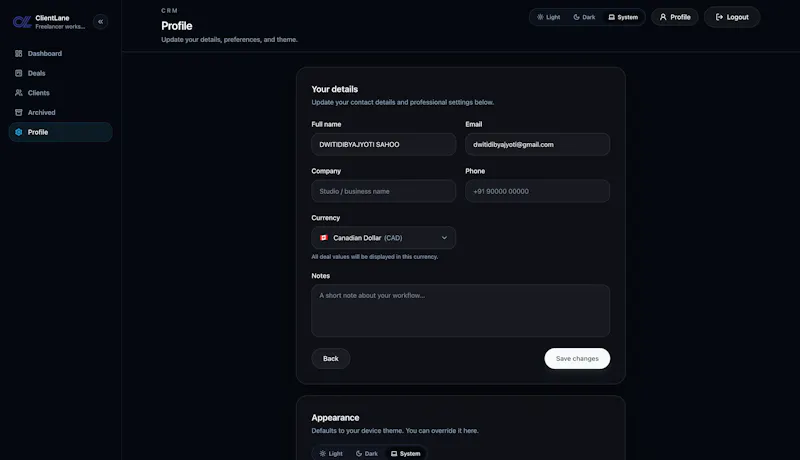 ClientLane screenshot 7