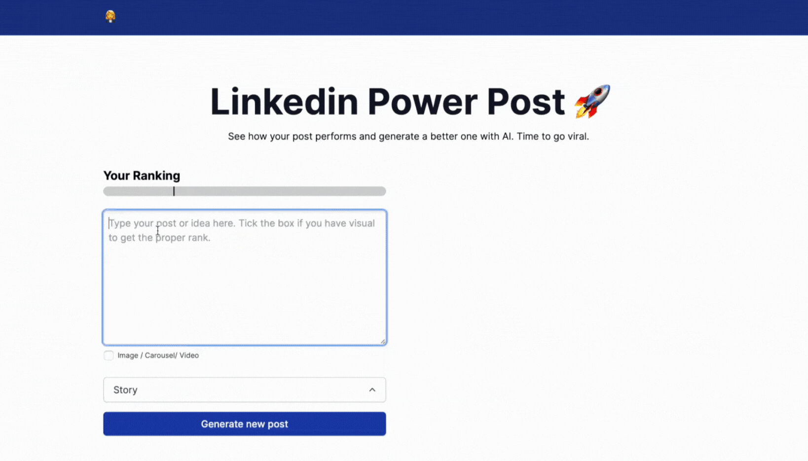 startuptile LinkedIn Post Generator-Create high quality posts like top creators 60k already did