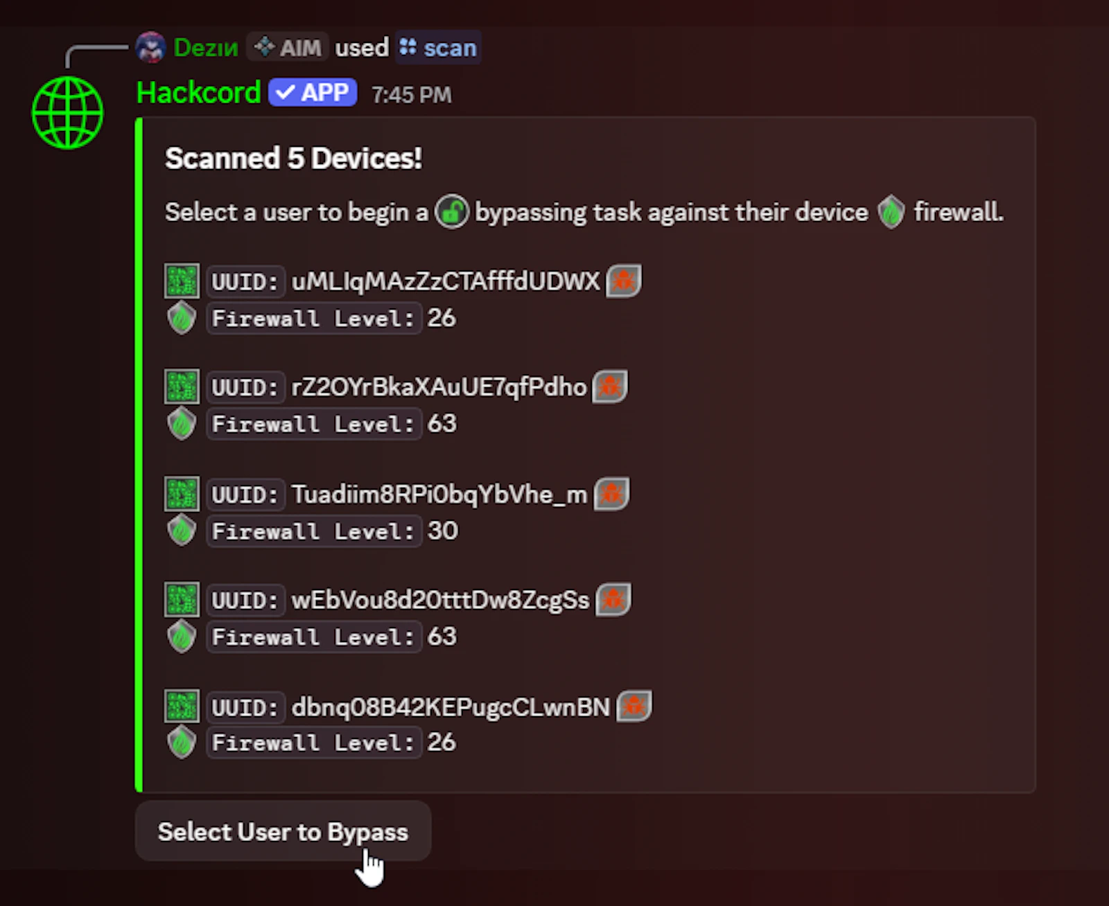 Hackcord screenshot 2