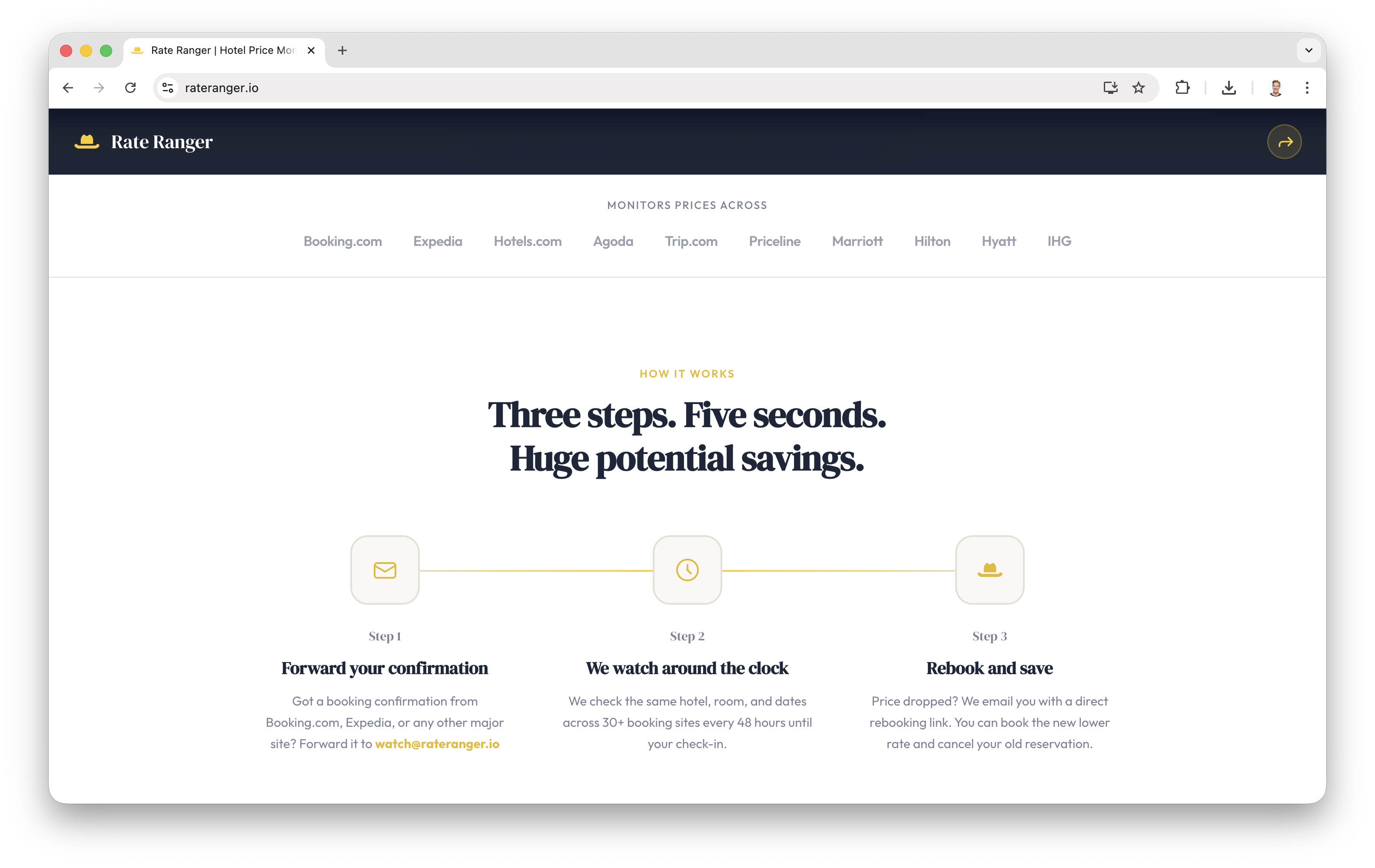 Rate Ranger - Screenshot 2 showing product features and functionality