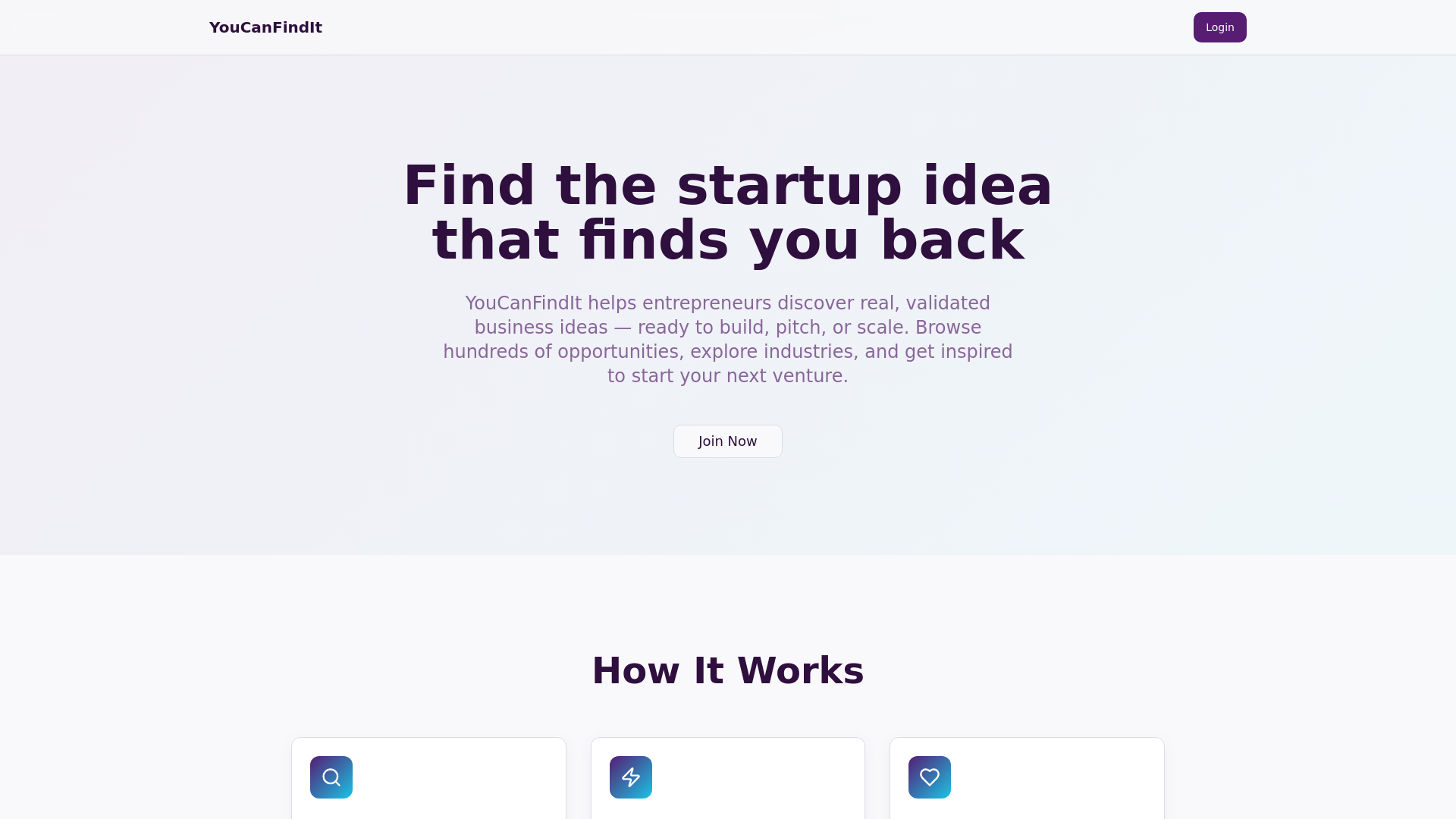 YouCanFindIt - Main screenshot showing features and interface