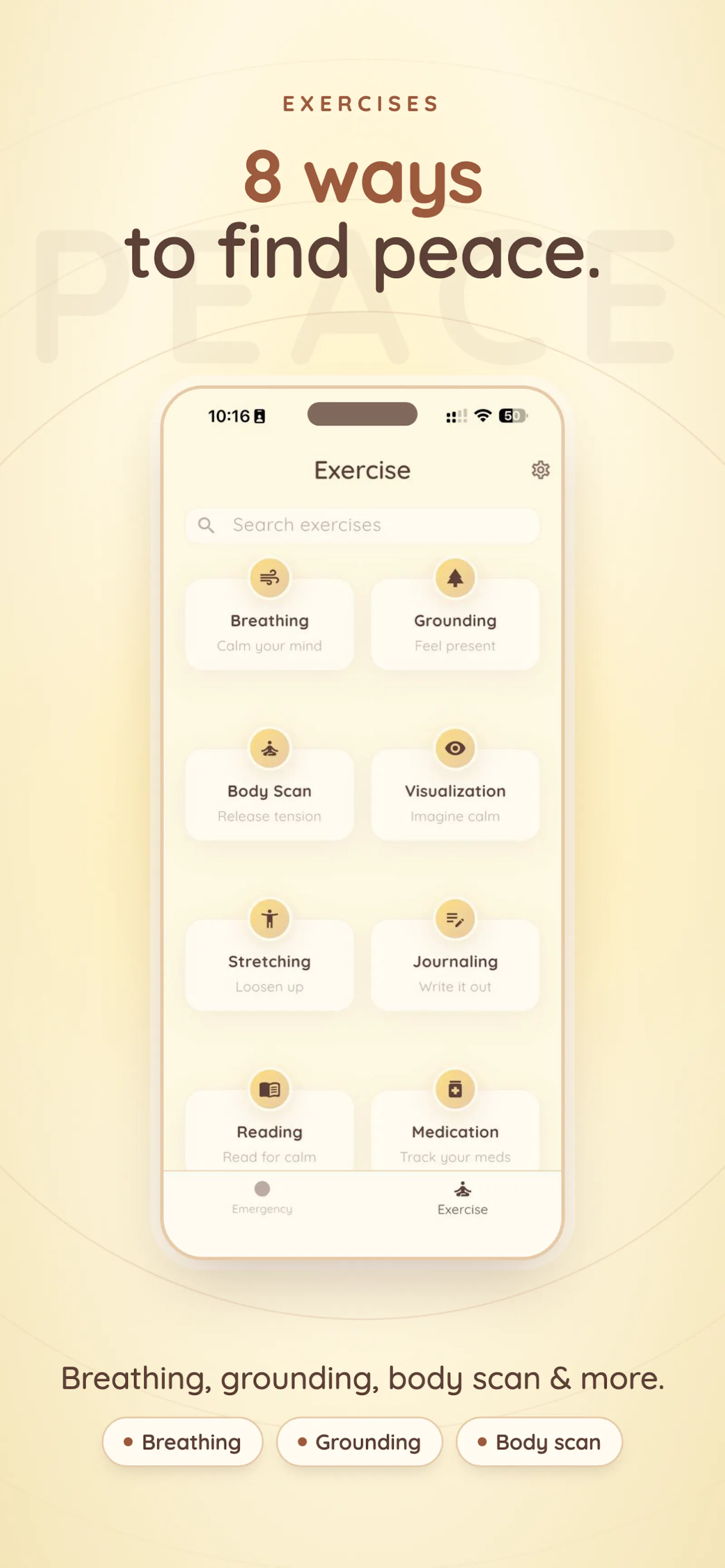 No Panic — Calm, in your pocket screenshot 4