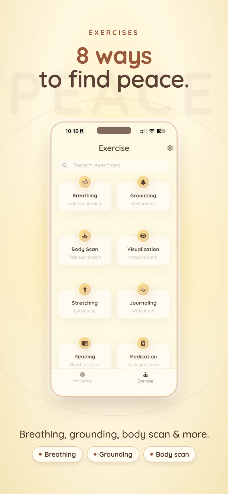 No Panic — Calm, in your pocket screenshot 4