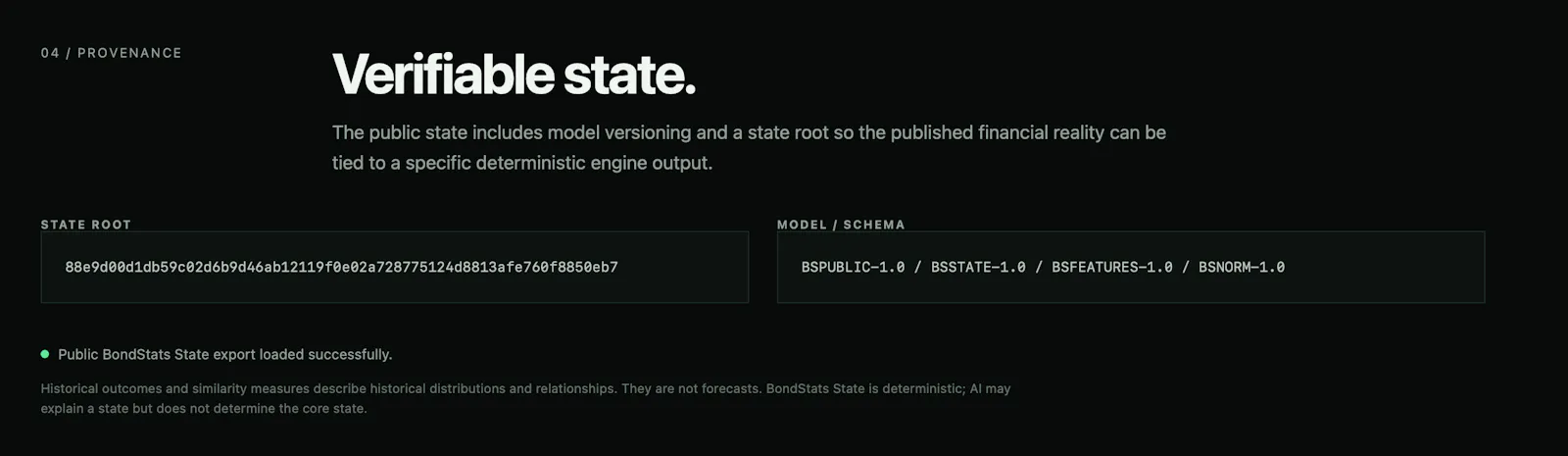 BondStats State screenshot 3