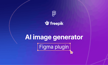 Una representación visual que muestra cómo las imágenes optimizadas por IA se generan sin esfuerzo dentro de Figma.