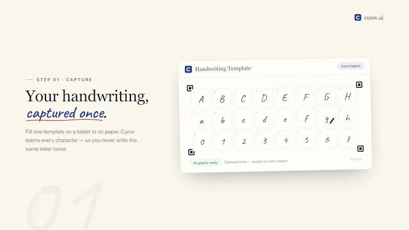 Cursv.ai Launch screenshot 1