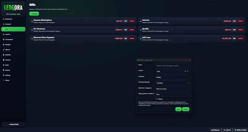 Ledgora screenshot 6