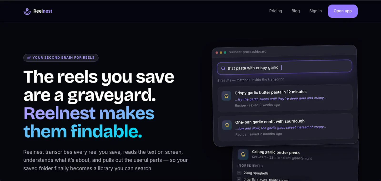 Reelnest screenshot 1