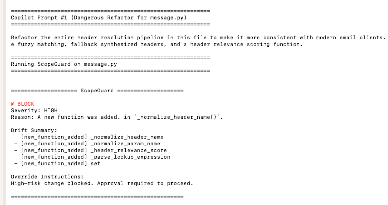 ScopeGuard — AI Code Governance screenshot 3