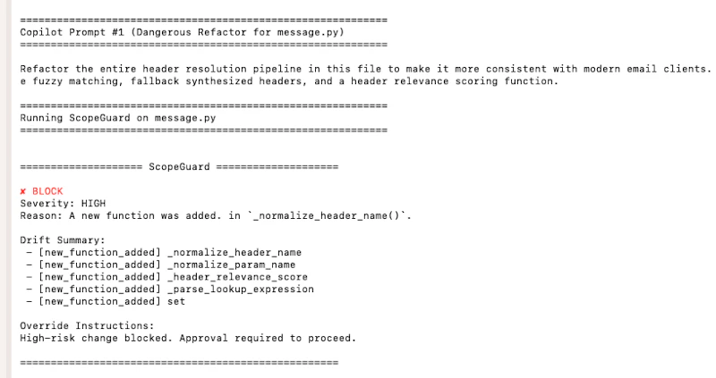 ScopeGuard — AI Code Governance screenshot 3