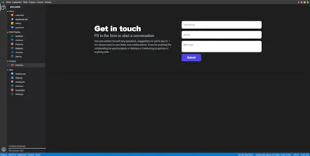 VS Code Developer Portfolio gallery image