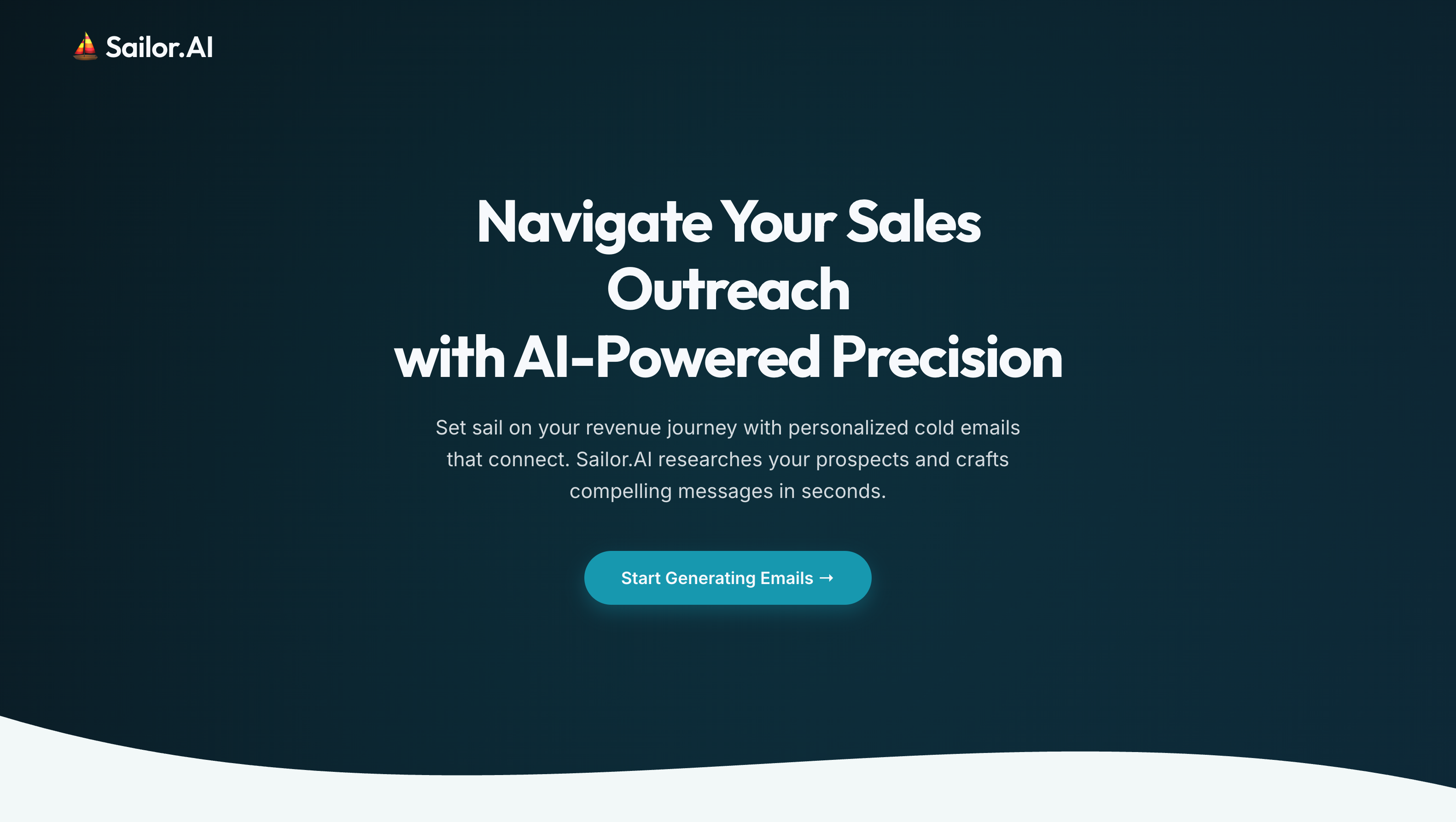 Sailor.ai - Main product screenshot demonstrating key features and user interface