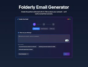 Folderly AI Interface