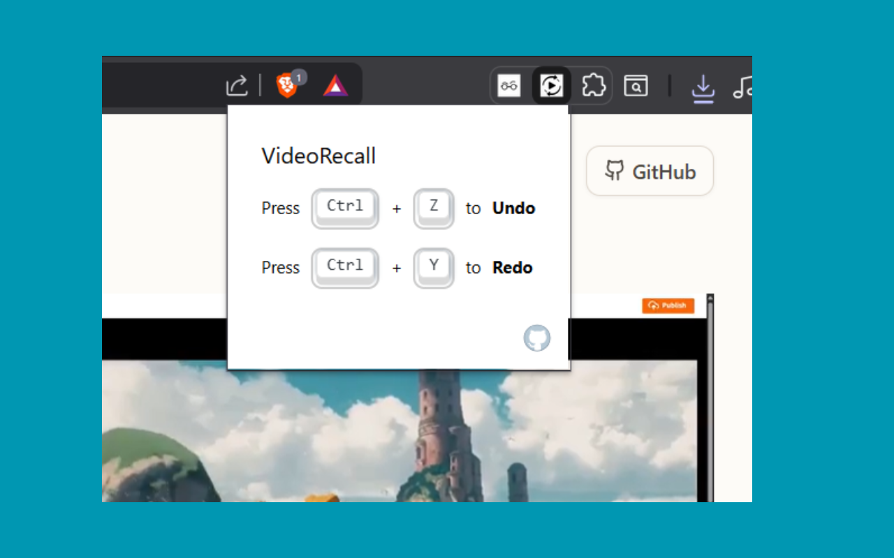 Mídia 3 de Videorecall - Desfazer/refazer qualquer vídeo em qualquer site