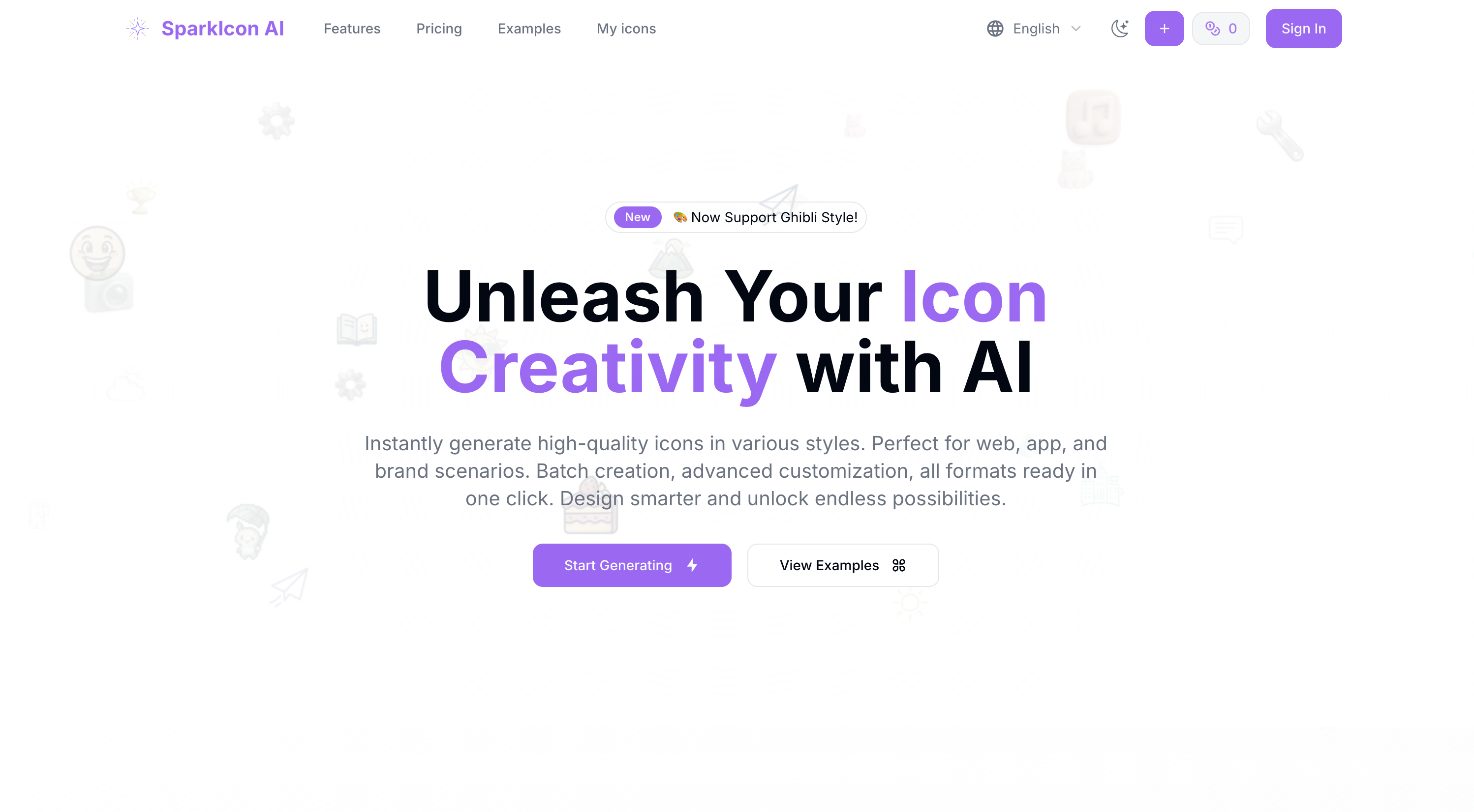 SparkIcon AI gallery image