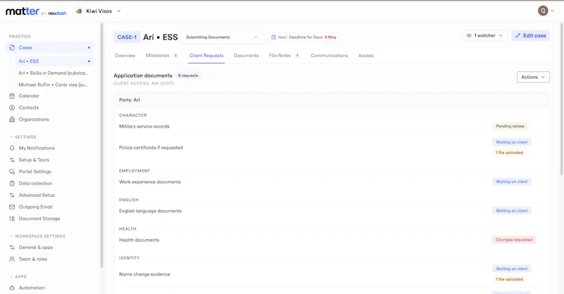 Matter for Immigration screenshot 10