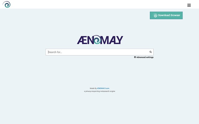 Aenomaly privacy search engine
