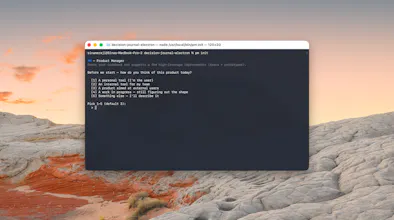 `pm init` gallery image