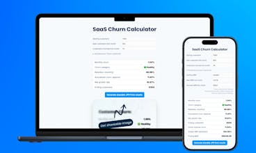 SaaS Churn Calculator gallery image