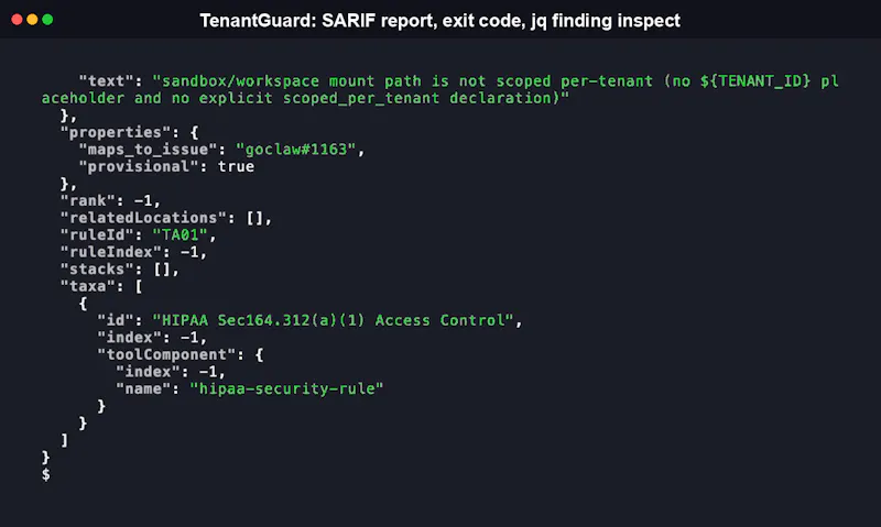 TenantGuard screenshot 2