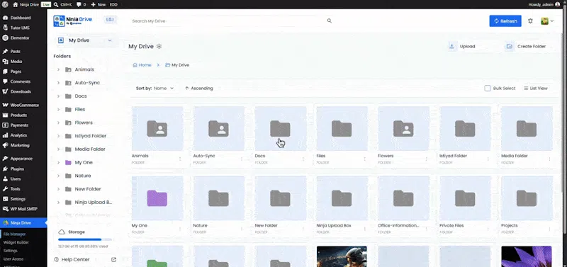 Ninja Drive - Google Drive for WordPress screenshot 3