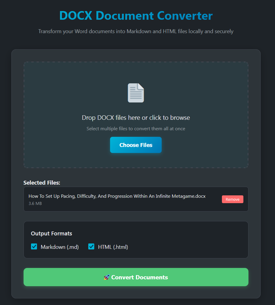 Docx Belge Dönüştürücü - .Docx'ı .md/.txt ve .html olarak dönüştürün.Ücretsiz, sınırsız, hızlı. medya 2