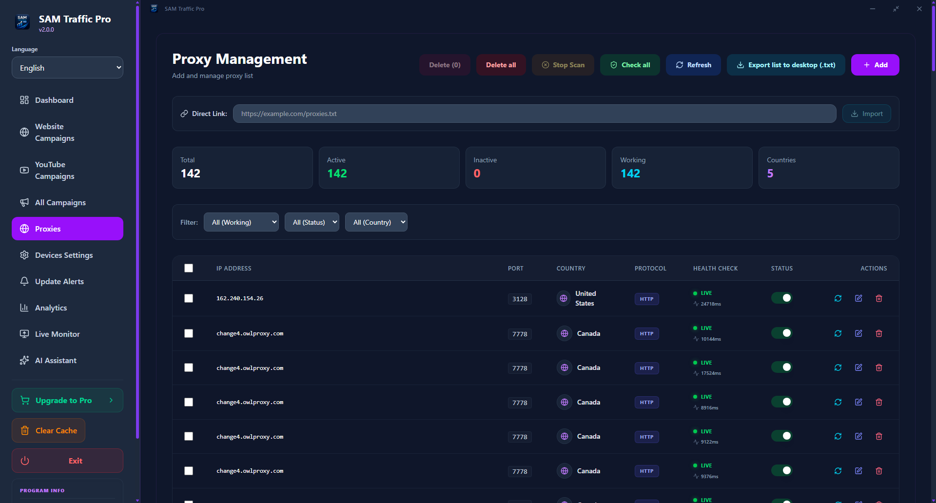 SAM Traffic Pro gallery image