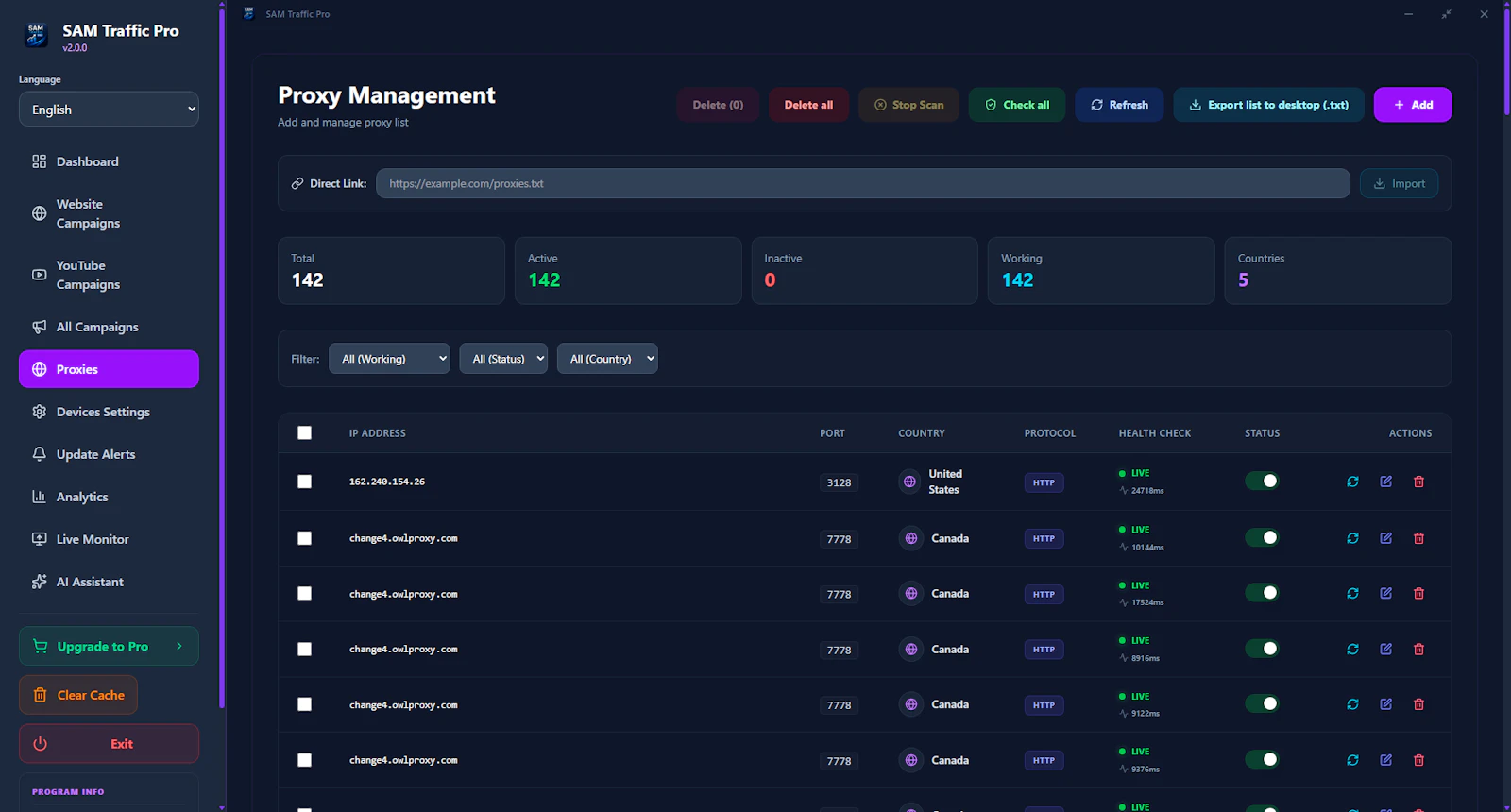 SAM Traffic Pro screenshot 7