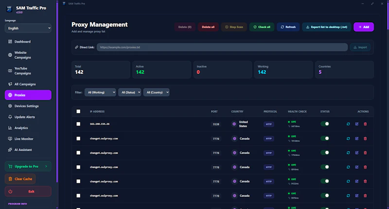 SAM Traffic Pro screenshot 7