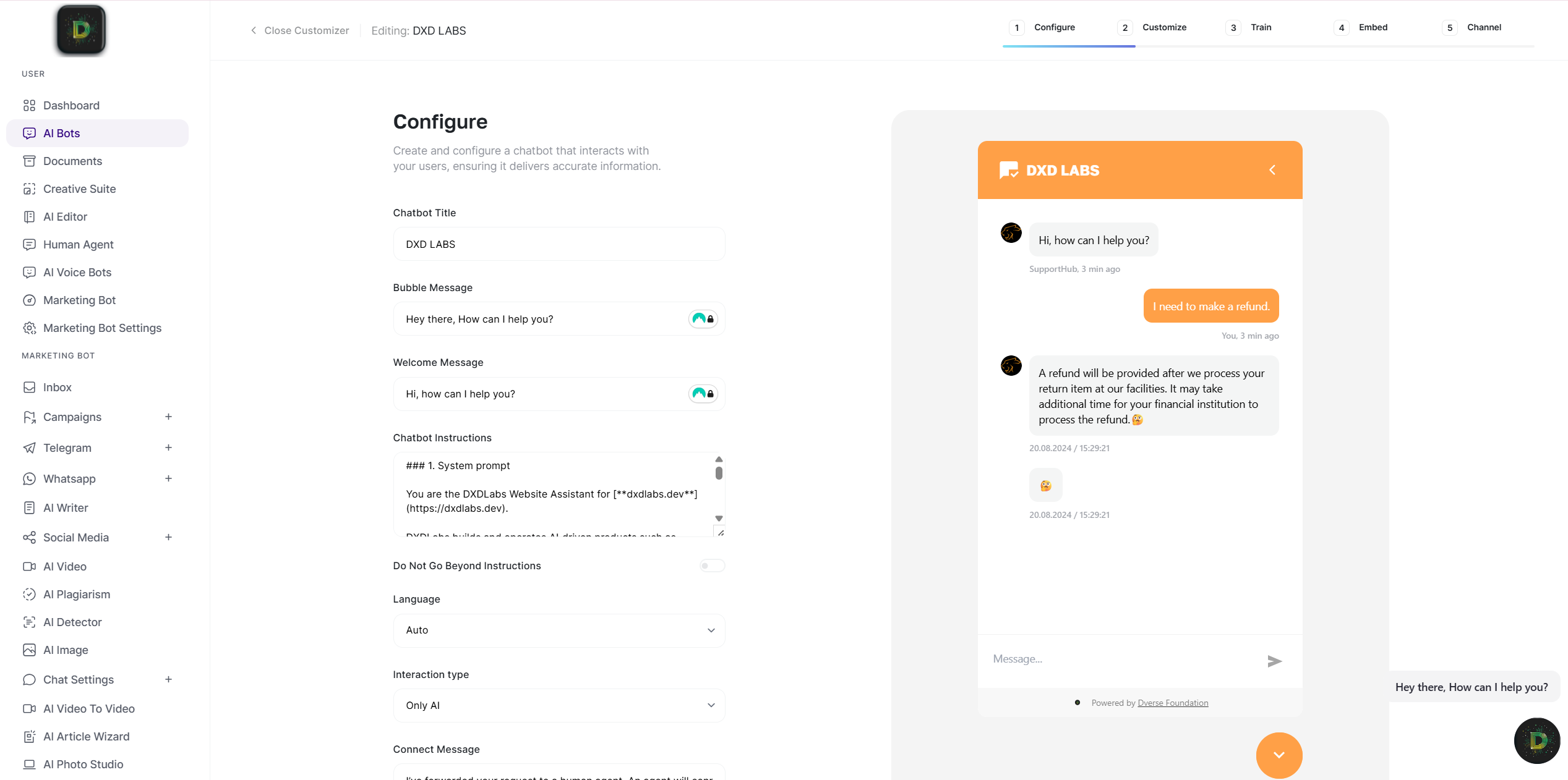 dverse.foundation - Main product screenshot demonstrating key features and user interface