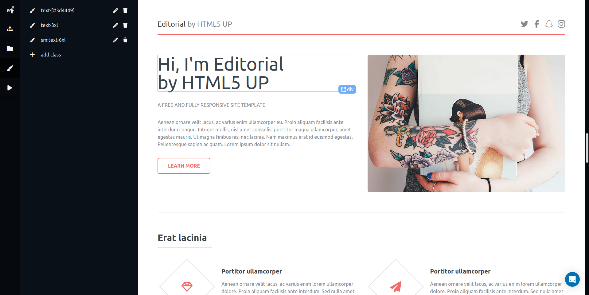 وسائط WebFoundry - تمكين الإبداع: بناء مواقع ويب جميلة مستجيبة 3