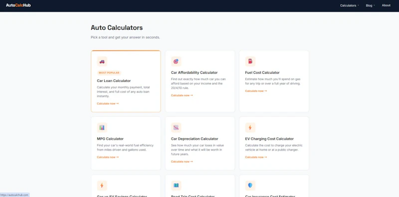 AutoCalcHub screenshot 3