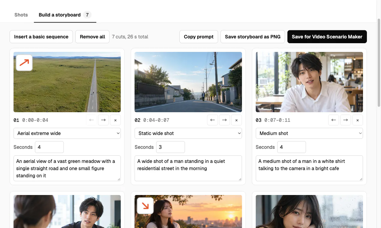 Storyboard Shots gallery image