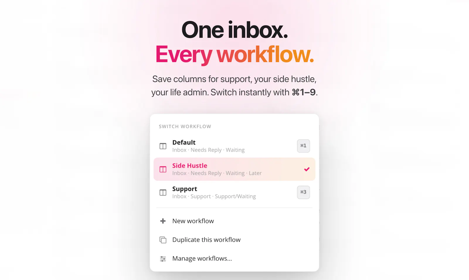Kanmail screenshot 2
