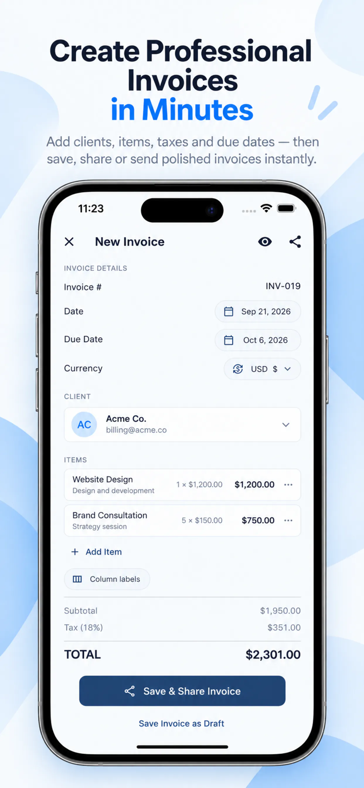 InvoiceFlow – Invoice Maker gallery image