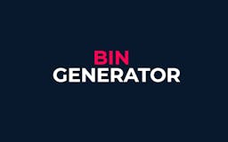 BIN Generator media 1