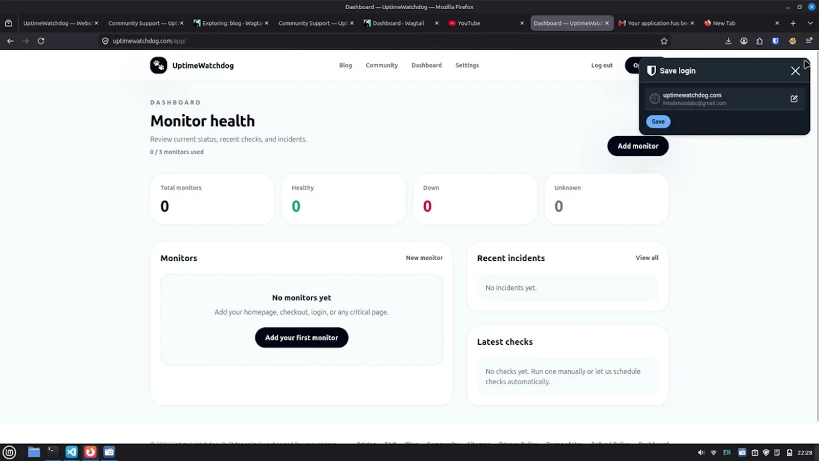 UptimeWatchdog screenshot 1 (video preview)