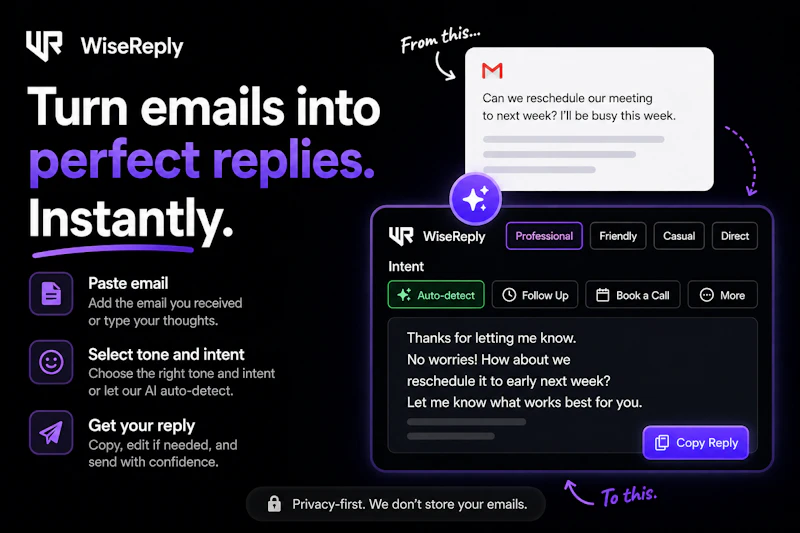 WiseReply screenshot 1